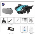 Mini drone rc avec cam�ra 4k, wifi, fpv, photographie professionnelle, pliable, t�l�commande, quadcopter, ...