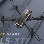 Mini drone xt8 avec cam�ra hd professionnelle 4k, wifi, fpv, pression d'air, altitude fixe, pliable, ...
