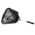 Mini epuisette pliable triangulaire en alliage d'aluminium 2025, equipement de p�che r�tractable