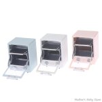 Mini four vertical pour maison de poup�e 1:12, 1 pi�ce, four de cuisine a micro - ondes, cuisson du pain, ...