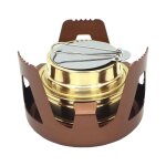 Mini fourneau a alcool portable, 1 ensemble, pratique, large application, fente de fixation stable, pour ...