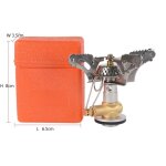 Mini fourneau a gaz pliant robuste en acier inoxydable, 3200w, usage ext�rieur, camping, randonn�e, pique ...