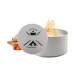 Mini foyer portable, 3 a 5 heures de combustion, sans fumée, léger, pour chauffage extérieur, camping, ... Mini foyer portable, 3 a 5 heures de combustion, sans fumée, léger, pour chauffage extérieur, camping, ...