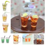 Mini gobelet transparent pour maison de poupée, echelle 1:12, verre a vin, bière, artisanat, miniature, ... Mini gobelet transparent pour maison de poupée, echelle 1:12, verre a vin, bière, artisanat, miniature, ...