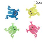 Mini grenouille sauteuse, 10 pi�ces, appuyer sur le doigt, jeu de bureau, jouet pour enfants, cadeaux ...