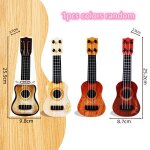 Mini guitare classique a 4 cordes, ukulele, jouet, instruments musicaux pour enfants débutants, education ... Mini guitare classique a 4 cordes, ukulele, jouet, instruments musicaux pour enfants débutants, education ...