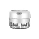 Mini hachoir a ail electrique portable, petit robot culinaire pour poivre, ail, piment, lgumes et noix ...