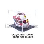 Mini helmet 1 / 2 bv2black / 73661 display case show - case 1 / 2 for mini helmet diecast modelcar