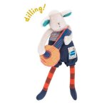 Mini hochet mouton les zig et zag - moulin roty
