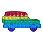Mini jouet anti - stress en forme de dessin anim�, pop pop, anti - stress, arc - en - ciel, jouet sensoriel ...
