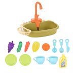 Mini jouet de cuisine amovible, pratique, vif, educatif, mollet, lave - vaisselle, ensemble de 14 pi�ces ...