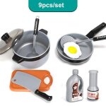 Mini jouets de cuisine pour enfants, 9 - 36 pi�ces, ustensiles de cuisine, marmite, po�le, outils de ...