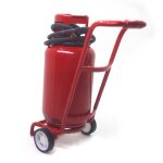 Mini jouet miniature 1:12, maison de poupe, extincteur + chariot, accessoires de dcoration pour meubles ...