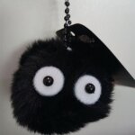 Mini jouet en peluche d'algues, doux et mignon, pendentif de poussire de fe, esprit de mon voisin totoro, ...