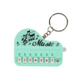 Mini jouet de piano cratif pour enfants, porte - cls mignon, peut jouer, clavier d'orgue electronique, ...