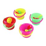 Mini jouets de plage, 4 pi�ces, nouveaut�, seau avec pelle, r�teau, piscine d'et�, jouets de sable, cadeau ...