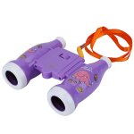 Mini jumelles lgres 6 fois avec sangle, jouets ducatifs pour enfants (violet)