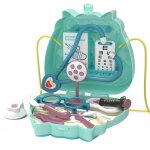 Mini kit de jeu de rle pour maison de poupe, avec valise convertible, jouets educatifs d'apprentissage ...