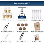 Mini kit prt  pousser - ide cadeau e pour homme femme enfants kit plantes intrieur avec graines de ...
