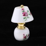 Mini lampe de chevet en cramique, modle echelle 1 / 12, ornement de maison de poupe, salon et chambre ...