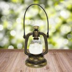 Mini lampe a huile miniature rtro pour maison de poupe 1 / 12, accessoires, lampe avec poigne, modle ...