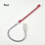 Mini lampe led usb en mtal flexible pour ordinateur, idale pour une table, un bureau ou un lit, a ct ...