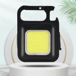 Mini lampe de poche portable a led, porte - cl�s, rechargeable par usb, id�ale pour le travail, le camping, ...
