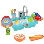 Mini lave - vaisselle pour enfants, 1 ensemble, jouet de cuisine premium, lave - vaisselle electrique ...