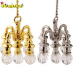 Mini lustre pour maison de poupe, accessoires de meubles miniatures, mini lampe, haut degr de simulation, ...