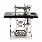 Mini machine � coudre miniature pour maison de poup�e � l'�chelle 1 / 12, jouet pour enfants, d�coration ...