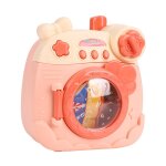Mini machine a laver, simulation de tambour, jouet interactif, machine a laver, jouet de remplissage ...