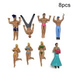 Mini maillot de bain 8 pi�ces, simulation de personnes, tasses suspendues, d�coration de maison de poup�e ...