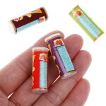Mini maison de poupe, 4 bouteilles de chips miniatures pour blyth, pullip 1 / 6 bjd, accessoires de ...