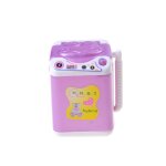 Mini maison de poupe en plastique, accessoires de meubles miniatures, machine a laver a tambour pour ...