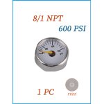 Mini manomètre a pression, 1 / 8npt, 1 / 8bspf m10 * 1, accessoires de valve a main haute pression, régulateur ... Mini manomètre a pression, 1 / 8npt, 1 / 8bspf m10 * 1, accessoires de valve a main haute pression, régulateur ...