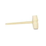 Mini marteau en bois pour enfants, marteau en forme de plante gteau, jouet plat, maillet, mini bloc ...