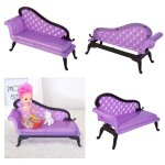 Mini meubles de maison de poup�e, 1 pi�ce, mignon, princesse, chaise, canap�, pour b�b�, jouets, cadeau ...