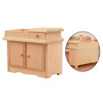 Mini meuble de maison de poup�e en bois, lavabo de type micro, jouets pour enfants, accessoires de d�coration ...