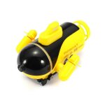 Mini micro radio telecommande rc sub boat racing submarine explorer jouets cadeau, jaune Mini micro radio telecommande rc sub boat racing submarine explorer jouets cadeau, jaune