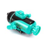 Mini micro radio telecommande rc sub boat racing submarine explorer jouets cadeau, vert
