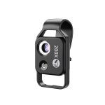 Mini microscope de poche pour tlphone 200x avec et lumire led, camra numrique portable intelligent ...