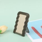 Mini miroir de maquillage pour maison de poupe, modle de simulation, fourniture de meubles pour vestibule, ...