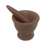 Mini - mortier et pilon en céramique pour maison de poupée, moulin a ail Mini - mortier et pilon en céramique pour maison de poupée, moulin a ail