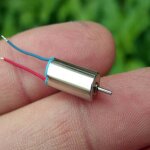 Mini moteur magn�tique puissant sans noyau 612, mod�le d'avion a grande vitesse 3. 7 - 48000 rpm pour ...