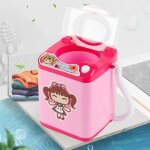 Mini nettoyeur de brosse de maquillage electrique, machine a laver, jouet maison de poup�e, lavage de ...
