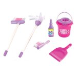 Mini outil de nettoyage et de simulation, maison, balai, seau a balai, ensemble jouets pour enfants gar�ons ...
