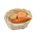 Mini panier a pain mod�le jouet bricolage artisanat accessoires cadeau pour jeu de nourriture 1 / 12 ...