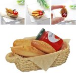 Mini panier a pain pour maison de poup�e, nourriture, confiture, accessoires de d�coration de cuisine, ...