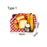 Mini panier a pain miniature 1:6 / 1:12 pour maison de poup�e, simulation de nourriture, mod�le de jouets, ...