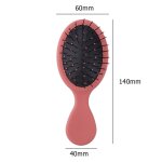 Mini peigne a cheveux, brosse a cheveux, antistatique, poign�e antid�rapante, masseur de cuir chevelu, ...